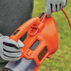 Elektrinis lapų pūstuvas Black&amp;Decker BEBL185 цена и информация | Пылесосы для сбора листьев, измельчители веток, очистители тротуарной плитки | pigu.lt