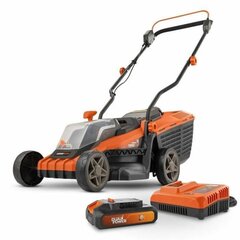 Akumuliatorinė vėjapjovė Lawn Mower Powerplus Dual, su aukumliatoriumi kaina ir informacija | Vejapjovės, žoliapjovės | pigu.lt