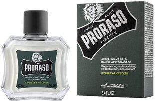 Balzamas po skutimosi Proraso Cypress &amp; Vetyver, 100 ml цена и информация | Косметика и средства для бритья | pigu.lt