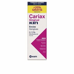 Burnos skalavimo skystis KIN Cariax Gingival, 500 ml kaina ir informacija | Dantų šepetėliai, pastos | pigu.lt