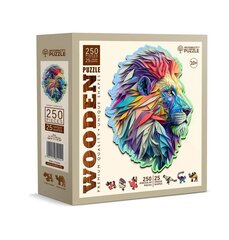 Medinė dėlionė Modernus Liūtas, 250 d. kaina ir informacija | Dėlionės (puzzle) | pigu.lt