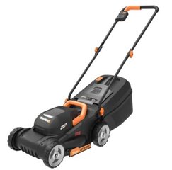 Аккумуляторная газонокосилка 20 В, 30 см, 150 м2, 1x4,0 а/ч WG730E Worx цена и информация | Газонокосилки | pigu.lt