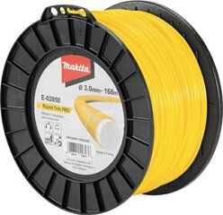 Ritė su nailoniniu valu Makita Pro, 3.0mm, 168m, geltona kaina ir informacija | Sodo technikos dalys | pigu.lt