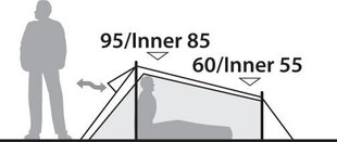 Палатка Robens Arrow Head, красная цена и информация | Палатки | pigu.lt