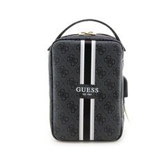 Дорожная сумка Guess PU 4G Printed Stripes Travel Universal Bag Black цена и информация | Косметички, косметические зеркала | pigu.lt