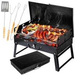 Nešiojama kepsninė-šašlykinė Grill&amp;Chill, 42 x 25 cm цена и информация | Мангалы | pigu.lt