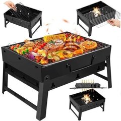 Nešiojama kepsninė-šašlykinė Grill&amp;Chill, 42 x 25 cm kaina ir informacija | Šašlykinės | pigu.lt