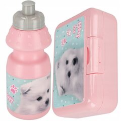 Gertuvės ir pusryčių dėžutės rinkinys Starpak Doggy, 350 ml цена и информация | Фляги для воды | pigu.lt