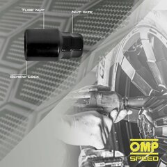 Apsaugos nuo vagystės varžtai OMP OMPS09811201 M12 x 1,25 4 uds Juoda kaina ir informacija | Auto reikmenys | pigu.lt