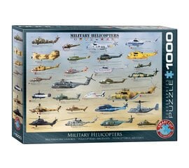 Dėlionė Eurographics, 6000-0088, Military Helicopters, 1000 d. kaina ir informacija | Dėlionės (puzzle) | pigu.lt