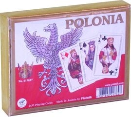 Žaidimų kortos Piatnik Polonia 2 kaladės kaina ir informacija | Stalo žaidimai, galvosūkiai | pigu.lt