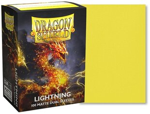 Įmautės žaidimų kortoms Dragon Shield, geltonos, 100 vnt. kaina ir informacija | Stalo žaidimai, galvosūkiai | pigu.lt