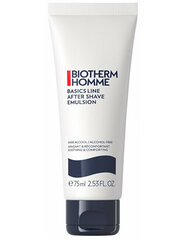 Emulsija po skutimosi Biotherm Basics Line, 75 ml kaina ir informacija | Skutimosi priemonės ir kosmetika | pigu.lt