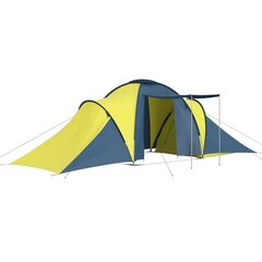 Palapinė , mėlyna/geltona цена и информация | Палатки | pigu.lt