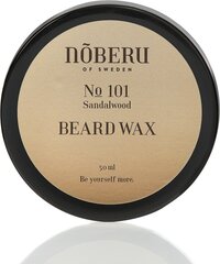 Воск для бороды No 101 Beard Wax Sandalwood, 50мл цена и информация | Косметика и средства для бритья | pigu.lt