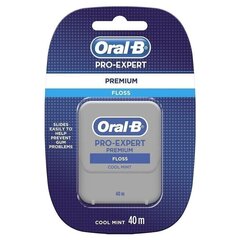 Зубная нить Oral-B Pro-Expert Premium Floss Cool Mint 40 м цена и информация | Зубные щетки, пасты | pigu.lt