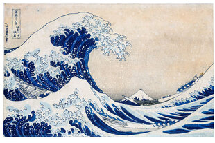 Dėlionė Clementoni Museum Hokusai The Great Wave, 1000 d. цена и информация | Пазлы | pigu.lt