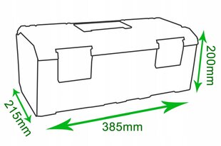 Įrankių dėžė Qbrick Regular R-BOX kaina ir informacija | Įrankių dėžės, laikikliai | pigu.lt