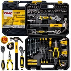 WMC Tools 122 vnt įrankių rinkinys kaina ir informacija | Mechaniniai įrankiai | pigu.lt