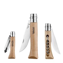 Kelioninių peilių rinkinys Opinel Nomad Cooking Set kaina ir informacija | Turistiniai peiliai, daugiafunkciniai įrankiai | pigu.lt