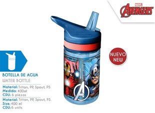 Gertuvė Avengers, 400ml цена и информация | Фляги для воды | pigu.lt