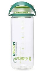 HydraPak Recon 500ml - Clear/ Evergreen & Lime цена и информация | Фляги для воды | pigu.lt