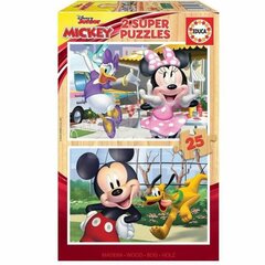 Dėlionių rinkinys Educa Mickey &amp; Friends, 50 dal. kaina ir informacija | Dėlionės (puzzle) | pigu.lt