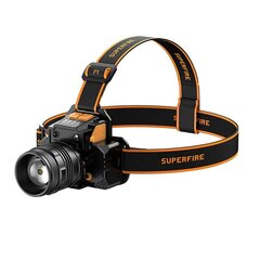 Headlight Superfire HL58, 350lm, USB цена и информация | Фонари и прожекторы | pigu.lt