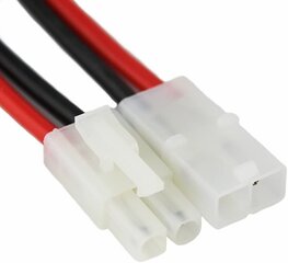 3 poros "Tamiya" kištuko vyriškos lyties moterų kabelio adapterio jungtis 14awg 10cm, skirta RC automobilių lipo baterijos įkrovimui kaina ir informacija | Auto reikmenys | pigu.lt