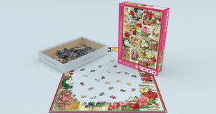 Dėlionė Eurographics, 6000-0810, Roses - Seed Catalogue, 1000 d. kaina ir informacija | Dėlionės (puzzle) | pigu.lt