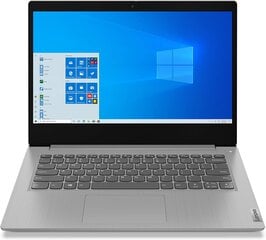 Lenovo IdeaPad 3 14IIL05 14", Intel Core i5-1035G1, 8GB, 128GB SSD + 1TB HDD, be OS, Pilkas цена и информация | Ноутбуки | pigu.lt