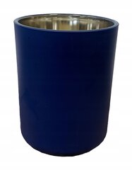 "Glamour" stiklinis žvakidės laikiklis mėlynas 12,5x10 цена и информация | Церковные свечи, подсвечники | pigu.lt