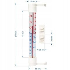 Lipnus išorinis apvalus termometras kaina ir informacija | Meteorologinės stotelės, termometrai | pigu.lt