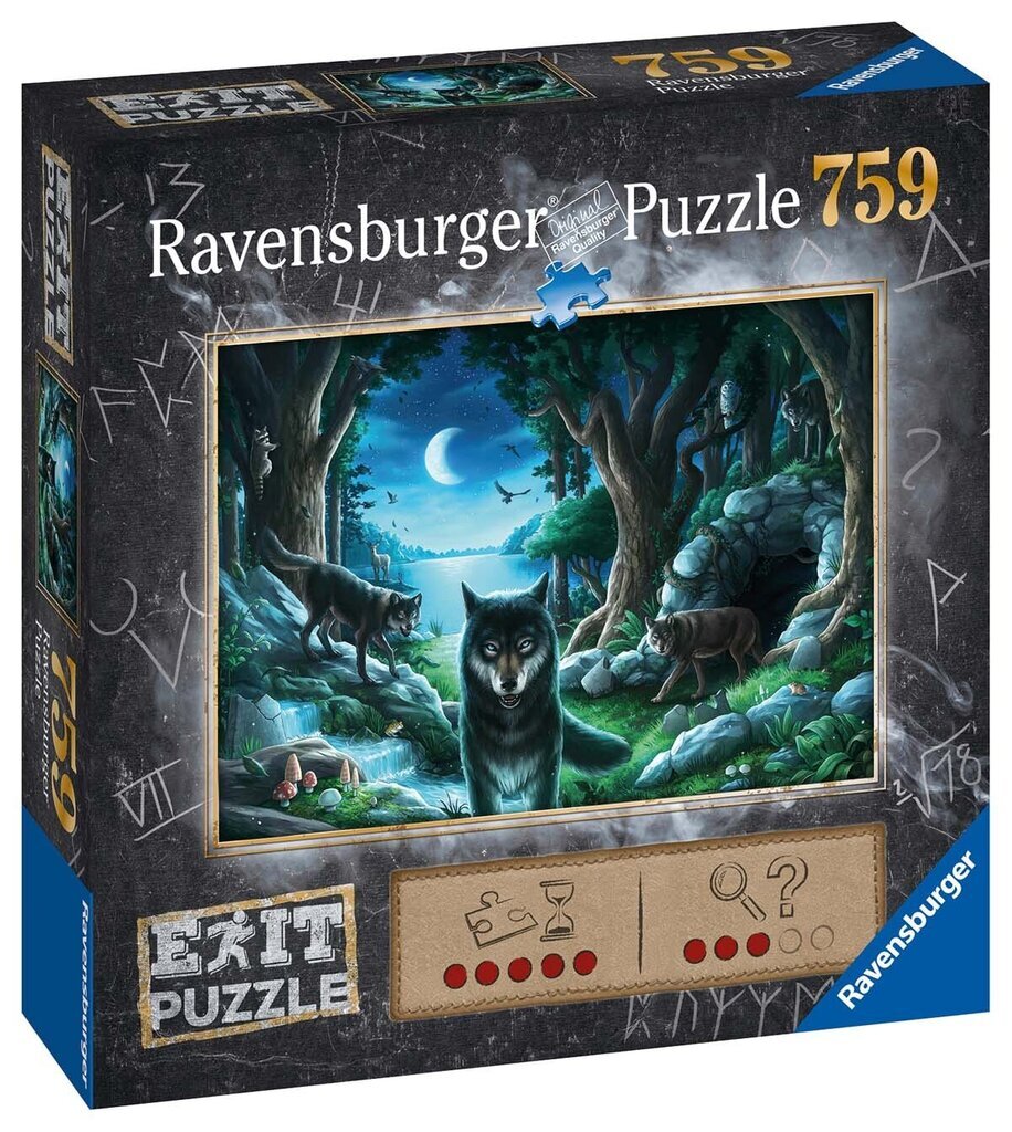 Dėlionė Ravensburger Exit Wolf Stories, 15028, 759 d. kaina ir informacija | Dėlionės (puzzle) | pigu.lt