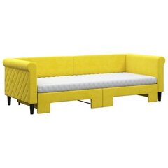 Sofa-lova , 80x200 cm, geltona kaina ir informacija | Lovos | pigu.lt