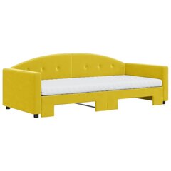 Sofa-lova , 90x200 cm, geltona kaina ir informacija | Lovos | pigu.lt