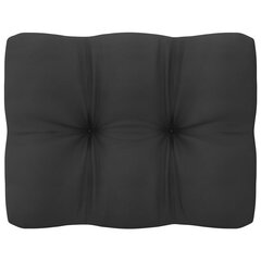 Sodo komplektas su pagalvėmis, 14 dalių, juodas цена и информация | Комплекты уличной мебели | pigu.lt