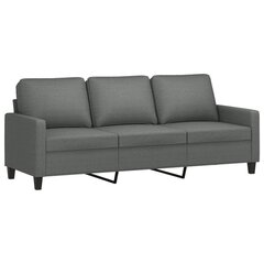 Trivietė sofa , pilka kaina ir informacija | Sofos, sofos-lovos | pigu.lt