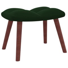 Poilsio kėdė su pakoja, žalia kaina ir informacija | Svetainės foteliai | pigu.lt