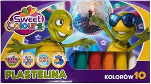 Netoksiškas mokyklinis plastilinas 10 spalvų kaina ir informacija | Piešimo, tapybos, lipdymo reikmenys | pigu.lt