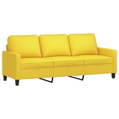 Trivietė sofa , geltona kaina ir informacija | Sofos | pigu.lt