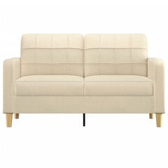 Dvivietė sofa , 140cm, smėlio spalvos kaina ir informacija | Sofos | pigu.lt