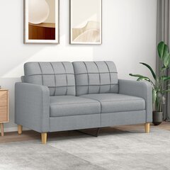 Dvivietė sofa , 140cm, pilka kaina ir informacija | Sofos | pigu.lt