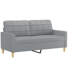 Dvivietė sofa , 140cm, pilka kaina ir informacija | Sofos | pigu.lt