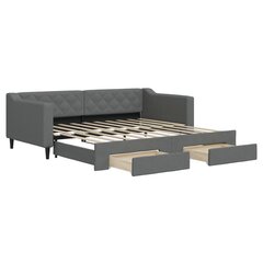 Sofa-lova , 90x190 cm, pilka kaina ir informacija | Lovos | pigu.lt