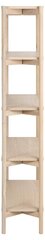 Knygų lentyna Actona Oxford, smėlio, 169x30x88,5 cm kaina ir informacija | Lentynos | pigu.lt