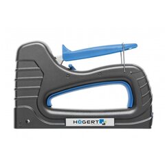 Степлер Hogert для скоб типа J 6-16 мм и гвоздей 15 мм - HT2C004 цена и информация | Механические инструменты | pigu.lt