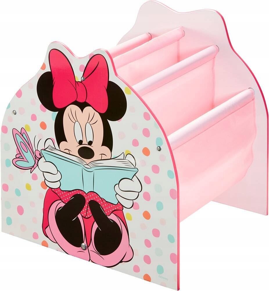 Knygų lentyna Minnie Micky Mouse Worlds Apart, rožinė цена и информация | Vaikiškos lentynos | pigu.lt
