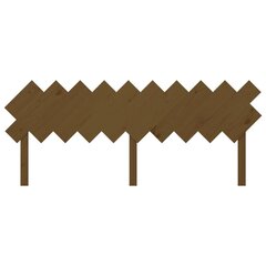 Lovos galvūgalis, Pušies medienos masyvas, 196x3x80,5cm, medaus ruda kaina ir informacija | Lovos | pigu.lt