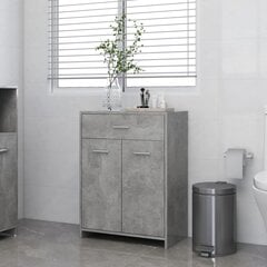 Vonios kambario spintelė, 60x33x80 cm, pilka kaina ir informacija | Vonios spintelės | pigu.lt